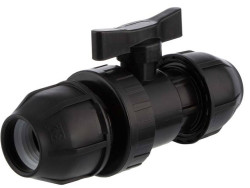 Ventil mechanický priamy s PP guľou, max. tlak 8barov Ventil mechanický priamy s PP guľou, max. tlak 8barov